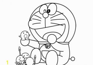 Coloring Page Doraemon and Friends Coloring Cartoon
