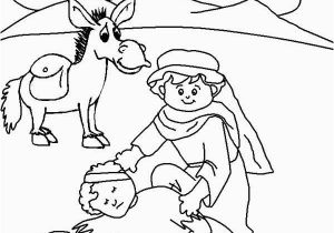 Coloring Page Good Samaritan Good Samaritan Drawing Coloring Page Netart Church