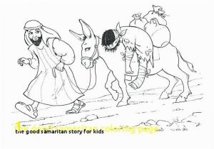 Coloring Page Good Samaritan the Good Samaritan Story for Kids Good Samaritan Coloring Page