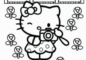 Coloring Page Hello Kitty Flowers Free Kitty Coloring Pages Hello Kitty is A Fictional