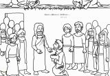 Coloring Page Jesus Heals Ten Lepers Coloring Page Jesus Heals Ten Lepers