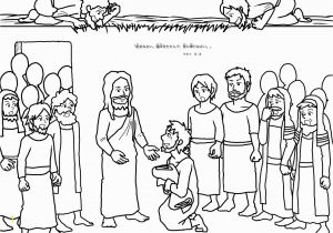 Coloring Page Jesus Heals Ten Lepers Coloring Page Jesus Heals Ten Lepers