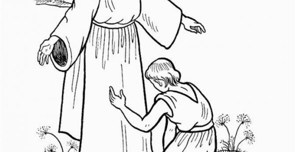 Coloring Page Jesus Heals Ten Lepers Jesus Heals Coloring Page Unique 388 Best Kids Bible Craft
