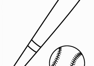 Coloring Page Of A Baseball Bat Baseball and Bat Coloring Page Sports