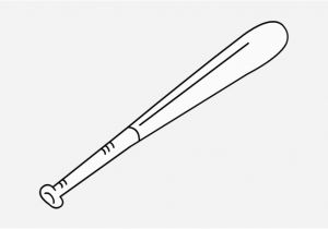 Coloring Page Of A Baseball Bat Baseball Bat Clipart Coloring Page Free Transparent Png