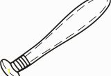Coloring Page Of A Baseball Bat Baseball Bat Coloring Page Greatest Book Clipart Best