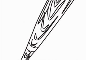 Coloring Page Of A Baseball Bat Baseball Bat Coloring Pages