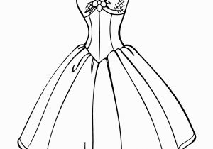Coloring Page Of A Dress Barbie Coloring Pages Pretty Dress Coloring Chrsistmas
