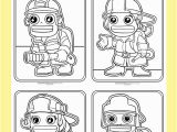 Coloring Page Of A Firefighter Firefighter Coloring Pages Munity Workers Coloring Pages