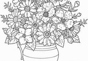 Coloring Page Of A Plant 29 Famous Black and White Flower Vase