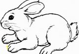 Coloring Page Of A Rabbit Bunny Cutouts to Print Free