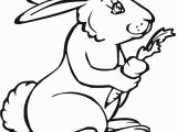 Coloring Page Of A Rabbit Coloring Rabbit Holds A Carrot In Its Hand Coloring Page Free