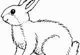 Coloring Page Of A Rabbit Rabbits Coloring Pages