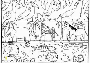 Coloring Page Of A River Animal Coloring Page Luxury Coloring Page God Created Animals Best