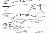 Coloring Page Of A River Wild Animal Coloring Page River Hippo Coloring Page