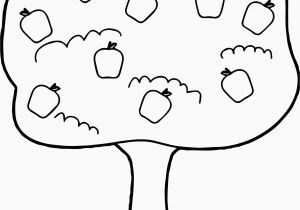 Coloring Page Of An Apple Tree Preschool Coloring Pages Animals