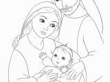 Coloring Page Of Baby Jesus Mary and Joseph Jesus Mary and Joseph Coloring Page
