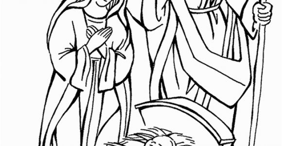 Coloring Page Of Baby Jesus Mary and Joseph Mary and Joseph and Baby Jesus Bible Coloring Pages