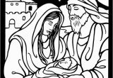 Coloring Page Of Baby Jesus Mary and Joseph Mary Joseph and Baby Jesus From Dover Publications