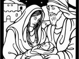 Coloring Page Of Baby Jesus Mary and Joseph Mary Joseph and Baby Jesus From Dover Publications