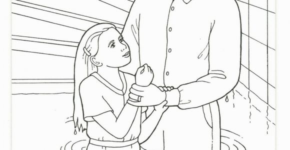 Coloring Page Of Baptism Helping Others Coloring Pages