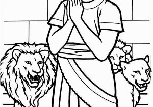 Coloring Page Of Daniel In the Lion S Den Daniel Pray to God In Daniel and the Lions Den Coloring Page
