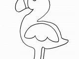 Coloring Page Of Flamingo Flamingo Craft with Pattern