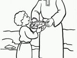 Coloring Page Of Jesus Feeding the 5000 Coloring Jesus Feeding the 5000 Coloring Home