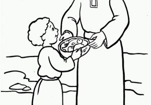 Coloring Page Of Jesus Feeding the 5000 Coloring Jesus Feeding the 5000 Coloring Home