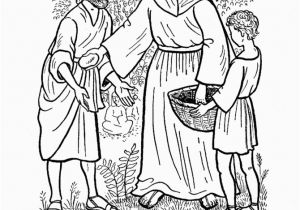 Coloring Page Of Jesus Feeding the 5000 Jesus Feeds 5000 Coloring Page Coloring Home