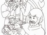 Coloring Page Of Jesus Feeding the 5000 New Jesus Feeds Five Thousand Coloring Page