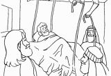 Coloring Page Of Jesus Healing the Paralytic Jesus Heals the Paralytic Coloring Child Coloring