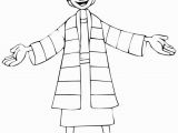 Coloring Page Of Joseph and His Coat Of Many Colors Joseph S Coat Of Many Colors Craft Coloring Page toddlers