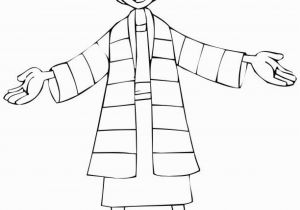 Coloring Page Of Joseph and His Coat Of Many Colors Joseph S Coat Of Many Colors Craft Coloring Page toddlers