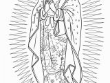 Coloring Page Of Our Lady Of Guadalupe Our Lady Of Guadalupe Coloring Line