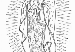 Coloring Page Of Our Lady Of Guadalupe Our Lady Of Guadalupe Coloring Line
