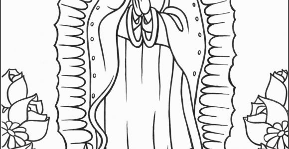 Coloring Page Of Our Lady Of Guadalupe Our Lady Of Guadalupe Coloring Page thecatholickid