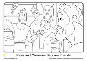 Coloring Page Of Paul Free Peter and Cornelius Coloring Page On Sunday School Zone