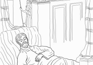 Coloring Page Of Paul solomon asks for Wisdom Coloring Page