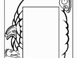 Coloring Page Of Picture Frame Thanksgiving Frame Coloring Page with Images