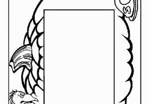 Coloring Page Of Picture Frame Thanksgiving Frame Coloring Page with Images