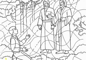 Coloring Page Of the First Vision First Vision Coloring Page
