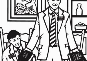 Coloring Page Russell M Nelson Testimony