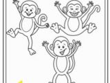 Coloring Pages 5 Little Monkeys Jumping Bed Five Little Monkeys Jumping On the Bed Printable by