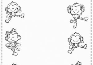 Coloring Pages 5 Little Monkeys Jumping Bed Five Little Monkeys Jumping On the Bed Printable From