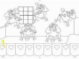 Coloring Pages 5 Little Monkeys Jumping Bed Five Little Monkeys Jumping the Bed Five