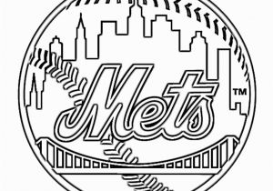 Coloring Pages Baseball Team Logos New York Mets Coloring Page Baseball Team Logo at Yescoloring