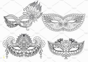 Coloring Pages Carnival Masks Pin by Mvbqfv On Invitations & Stationery Illustration