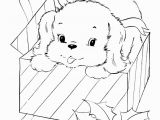 Coloring Pages Christmas Puppy Puppy Christmas Coloring Pages