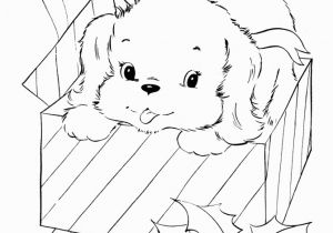 Coloring Pages Christmas Puppy Puppy Christmas Coloring Pages